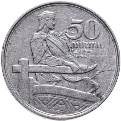 купить Латвия 50 сантимов (santimu) 1922