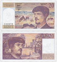купить Франция 20 франков 1983 (Pick 151а)