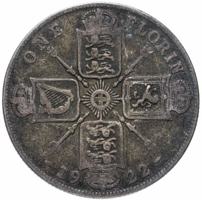 купить Великобритания 2 шиллинга (флорин, shillings) 1922