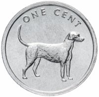 Купить Острова Кука 1 цент (cent) 2003 "Легавая"