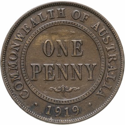 купить Австралия 1 пенни (penny) 1919