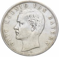 купить Германия (Империя, Бавария) 5 марок (mark) 1903