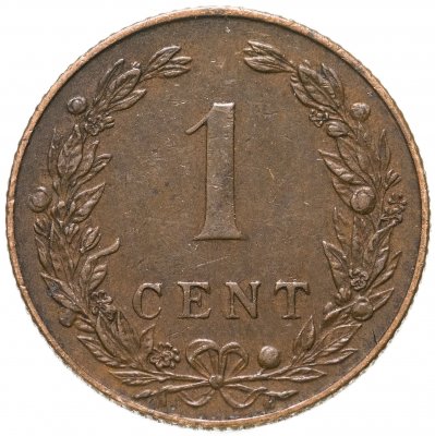 купить Нидерланды 1 цент (cent) 1904