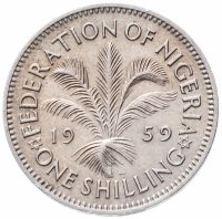 Купить Нигерия 1 шиллинг (shilling) 1959