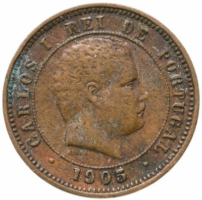 купить Португалия 5 рейс (reis) 1905