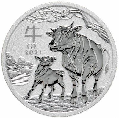 купить Австралия 1/2 доллара (50 центов) 2021 "Китайский гороскоп - год быка"
