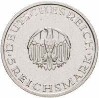купить Германия 5 рейхсмарок 1929 G 200 лет со дня рождения Готхольда Лессинга
