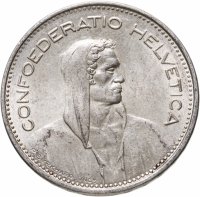купить Швейцария 5 франков 1965