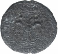 Купить Артукиды Хисн Кайфа и Амида, Насир ад-дин Махмуд (AH 597-619 / AD 1200-1222), Хисн-Кайф. Дирхем (двухглавый орёл)