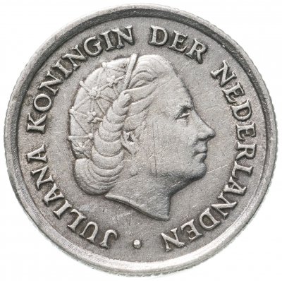 купить Нидерландские Антильские острова 1/10 гульдена (gulden) 1966