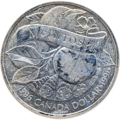купить Канада 1 доллар (dollar) 1996 Яблоки Мекинтош