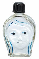 Купить Флакон для духов "Лицо девушки", стекло, СССР, 1960-1970 гг.