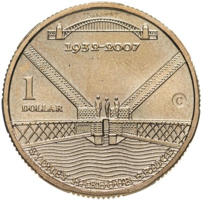 купить Австралия 1 доллар 2007 - "75 лет мосту Харбор-Бридж"