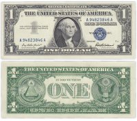 Купить США 1 доллар 1957 (Pick 419) (Серебряный сертификат)