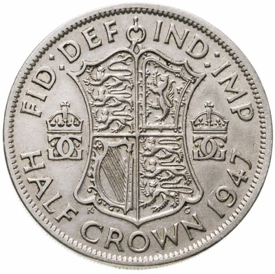 купить Великобритания 1/2 кроны (crown) 1947
