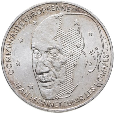 купить Франция 100 франков (francs) 1992 "Жан Монне"