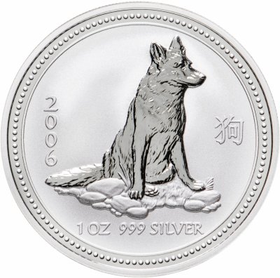 купить Австралия 1 доллар 2006 "Восточный календарь. Год собаки"