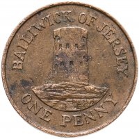 купить Джерси 1 пенни (penny) 1983-1994, случайная дата