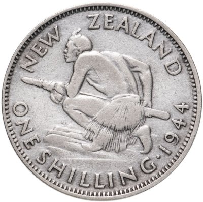 купить Новая Зеландия 1 шиллинг (shilling) 1937-1946, случайный год