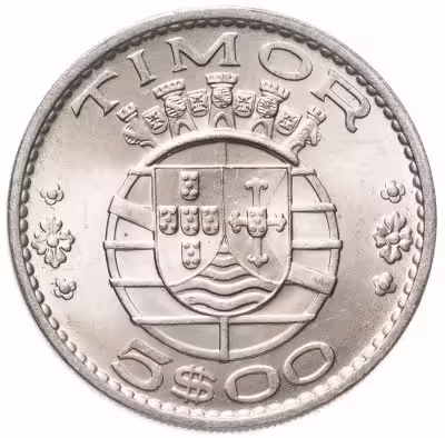 купить Тимор (колония Португалии) 5 эскудо (escudo) 1970 год
