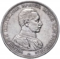 купить Германская Империя, Пруссия 5 марок 1913 A