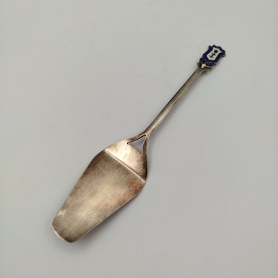 купить Лопатка для торта, металл, золочение, эмаль, СССР, 1950-1980 гг.