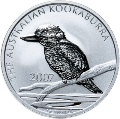 купить Австралия 1 доллар (dollar) 2007 kookaburra (кукабарра)