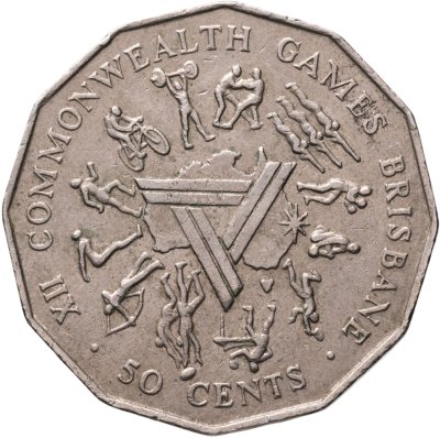 купить Австралия 50 центов (cents) 1982 "XII Игры Содружества"