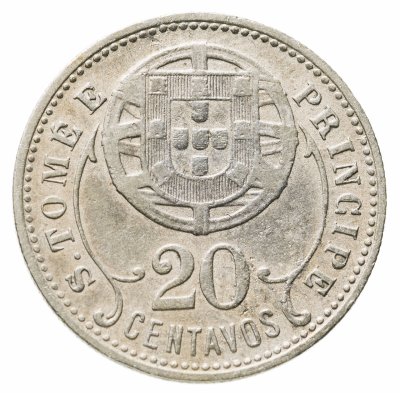 купить Сан-Томе и Принсипи 20 сентаво (centavos) 1929