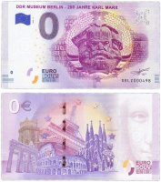 купить 0 евро (euro) «Музей ГДР в Берлине — 200 лет со дня рождения Карла Маркса» 2018 5-серия (NEW)
