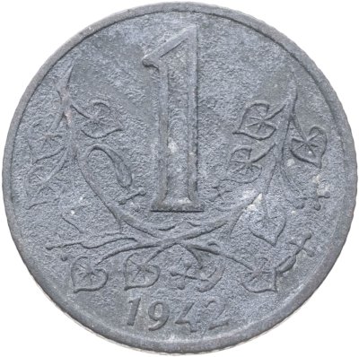 купить Богемия и Моравия 1 крона 1942