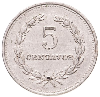 купить Сальвадор 5 сентаво (centavos) 1984