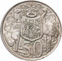 купить Австралия 50 центов (cents) 1966