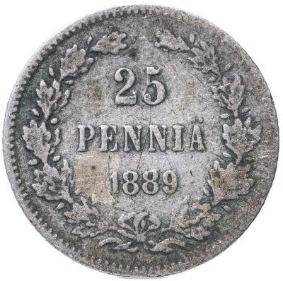 купить 25 пенни (pennia) 1889 L