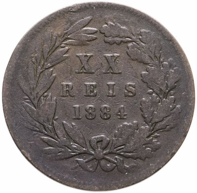 купить Португалия 20 рейс 1884