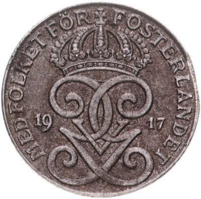 купить Швеция 2 эре (ore) 1917