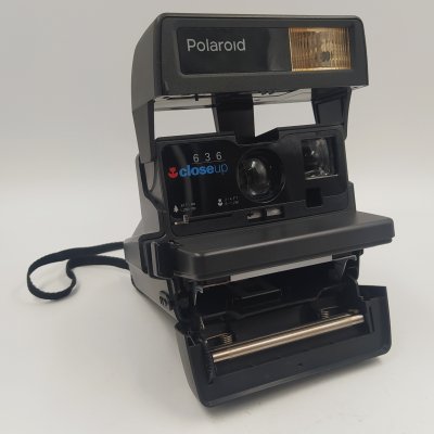 купить Фотоаппарат мгновенной печати "Polaroid 636 Close Up" в оригинальной коробке, пластик, картон, Polaroid, Великобритания, 1990-1995 гг.