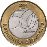 купить Словения 500 толаров 2004 Георг Веги
