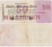 купить Германия 50000000 марок 1923 (Pick 98a(1))