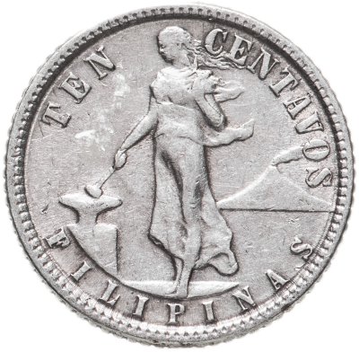 купить Филиппины 10 сентаво (centavos) 1944