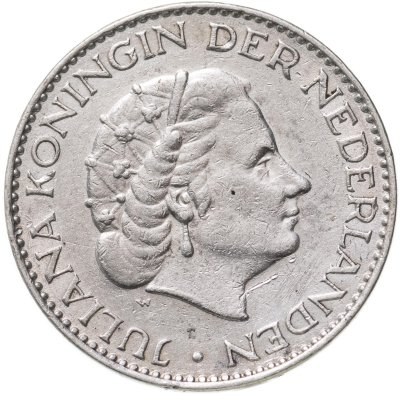 купить Нидерланды 1 гульден (gulden) 1958