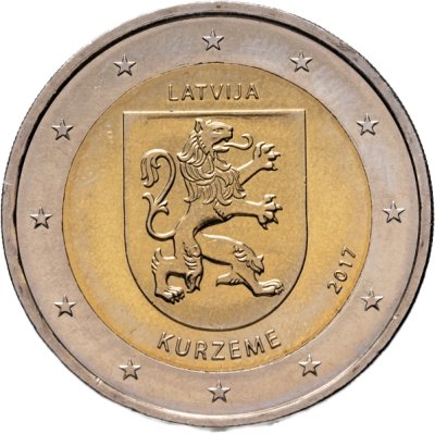 купить Латвия 2 евро (euro) 2017 "Исторические области Латвии - Курземе"