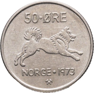 купить Норвегия 50 эре (ore) 1973