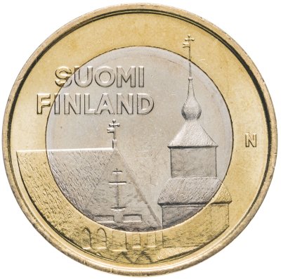 купить Финляндия 5 евро 2013 "Исторические регионы Финляндии. Строения - Тавастия"