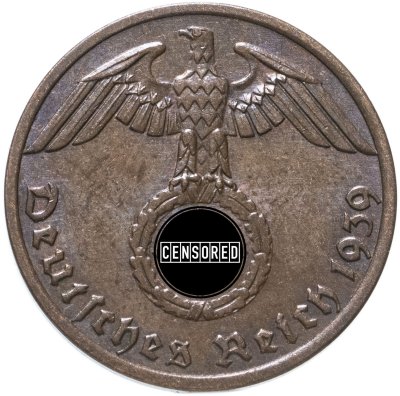 купить Германия, Третий Рейх 1 рейхспфенниг 1939 A