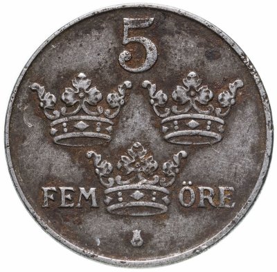 купить Швеция 5 эре 1943
