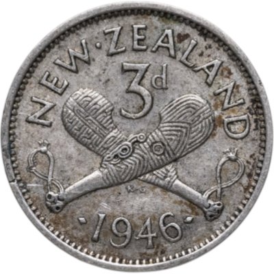купить Новая Зеландия 3 пенса (pence) 1939-1946, случайный год