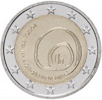 купить Словения 2 евро 2013 "800 лет со дня открытия пещеры Постойнска-Яма"