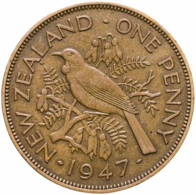 купить Новая Зеландия 1 пенни 1947