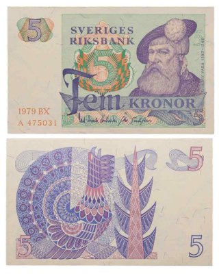 купить Швеция 5 крон 1979 года (Pick 51d)